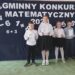 Gminny Konkurs Matematyczny klas I- III.